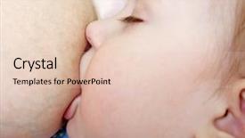  Presentation with child eat - Cool new presentation with baby breastfeeding - newborn child eat backdrop and a lemonade colored foreground