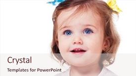  Presentation with butterflies - Beautiful presentation design featuring baby butterfly - portrait of a sweet little backdrop and a lemonade colored foreground