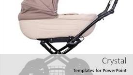  Presentation with horse and carriage isolated - PPT layouts having baby-carriage-stroller-on-wheels background and a light gray colored foreground
