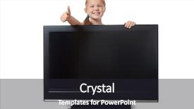  Presentation with lsd - Colorful slide deck enhanced with baby cartoon - little girl hides for lsd backdrop and a dark gray colored foreground