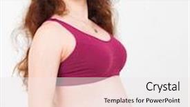  Presentation with coming soon - PPT theme featuring baby coming expecting very soon background and a white colored foreground