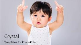  Presentation with conductor - Slide deck having baby conductor background and a  colored foreground