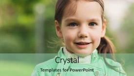  Presentation with happiness - Beautiful PPT theme featuring baby fashion - summer childhood happiness and people backdrop and a  colored foreground