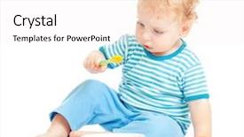  Presentation with children child kid joy faith - Audience pleasing slides consisting of feeding baby - child or kid eating backdrop and a sky blue colored foreground