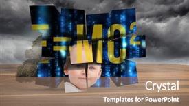  Presentation with 2d echo of the baby - PPT theme enhanced with baby genius on abstract screen background and a  colored foreground