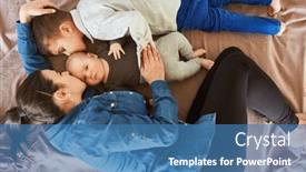  Presentation with kiss - Slides enhanced with baby-gets-a-kiss background and a teal colored foreground