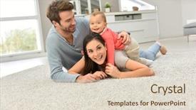 Presentation with baby girl - Amazing slide set having baby girl laying on carpet backdrop and a lemonade colored foreground