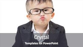  Presentation with kissing booth - Beautiful slide set featuring baby glasses - little boy kissing backdrop and a dark gray colored foreground