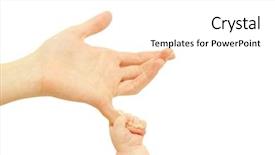  Presentation with neonatal nurse baby hand mother - Cool new PPT theme with baby hand holding mother finger backdrop and a white colored foreground