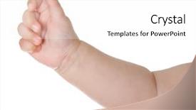  Presentation with neonatal nurse baby hand mother - PPT theme having baby hand isolated on white background and a white colored foreground