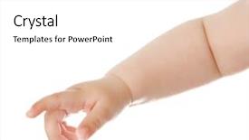  Presentation with neonatal nurse baby hand mother - PPT layouts consisting of baby hand isolated on white background and a white colored foreground