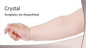  Presentation with neonatal nurse baby hand mother - Slide deck having baby hand isolated on white background and a white colored foreground