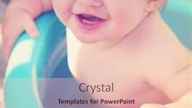  Presentation with baby bath - Amazing presentation theme having baby in bath tub with instagram effect backdrop and a lemonade colored foreground