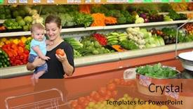  Presentation with grocery store - Amazing presentation having baby in grocery store backdrop and a red colored foreground