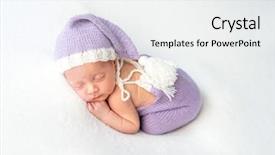  Presentation with baby chickens little cute chicks - Amazing slides having baby in white and purple backdrop and a white colored foreground