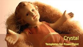  Presentation with baby jesus - Amazing PPT layouts having baby jesus - photo of the savior backdrop and a tawny brown colored foreground