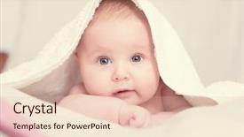  Presentation with bed - Amazing theme having baby lying on a bed backdrop and a lemonade colored foreground