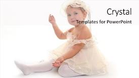  Presentation with princess - Audience pleasing theme consisting of baby princess - cute little girl isolated backdrop and a white colored foreground