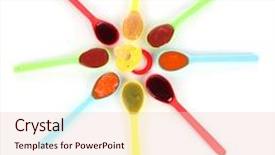  Presentation with baby - Theme enhanced with special effect - empty theater stage with red background and a wine colored foreground.