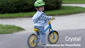  Presentation with medical evaluation of 5 years old boy - Presentation having baby safety - 2 years old child learning background and a gray colored foreground