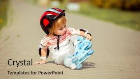  Presentation with old people help the people - Amazing presentation theme having baby safety - two year old pretty girl backdrop and a mint green colored foreground