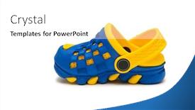  Presentation with baby shoes - Amazing PPT theme having baby-shoes-isolated backdrop and a white colored foreground