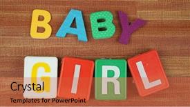  Presentation with baby shower - Slides enhanced with baby shower notice background and a red colored foreground