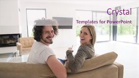  Presentation with new baby - Slide set with baby television - startup business and new mobile background and a sky blue colored foreground