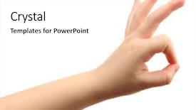  Presentation with pink and white roses shabby chic country - Beautiful slide set featuring baby touching screen - child hand isolated on white backdrop and a  colored foreground