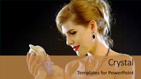  Presentation with baby bear - Amazing slides having baby waiting of young woman backdrop and a gold colored foreground