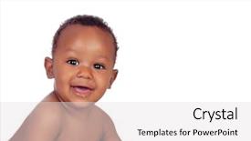  Presentation with 4 years old children and doctor - Cool new slides with baby with one years old backdrop and a  colored foreground