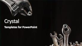  Presentation with nails - Slides enhanced with baby wrenches in a nest background and a black colored foreground