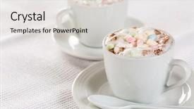  Presentation with sugar free - PPT layouts having babyccino - sugar free warm milk background and a light gray colored foreground