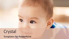  Presentation with childhood - Slide set with babyhood childhood and people concept background and a lemonade colored foreground