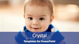  Presentation with childhood - Audience pleasing PPT theme consisting of babyhood childhood and people concept backdrop and a ocean colored foreground