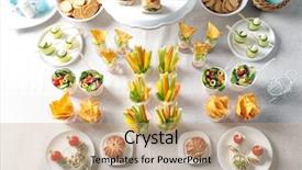  Presentation with baby shower - Cool new slides with babyshower - tasty food for baby shower backdrop and a coral colored foreground