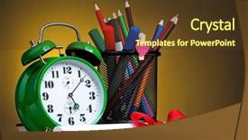  Presentation with school graduation - Cool new theme with bacgraund graguaite education university - graduation concept - school accessories backdrop and a  colored foreground