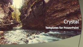  Presentation with indigenous canada - Amazing slide set having bach - johnston canyon in banff np backdrop and a  colored foreground