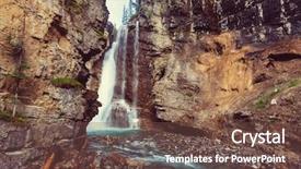  Presentation with tax canada - Colorful PPT layouts enhanced with bach - johnston canyon in banff np backdrop and a  colored foreground