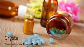  Presentation with alternative - Amazing presentation having bach flower - some bottles with different alternative backdrop and a coral colored foreground