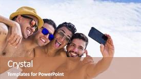  Presentation with focus group hands taking notes - Amazing presentation design having bachelor - group of four male friend backdrop and a coral colored foreground