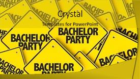  Presentation with bachelor - Amazing slide deck having bachelor party backdrop and a gold colored foreground