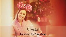  Presentation with bachelorette - Amazing slide set having bachelorette party woman portrait in spa center backdrop and a coral colored foreground