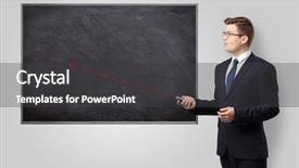  Presentation with pointer - Cool new slides with back basics - handsome young teacher with laser backdrop and a  colored foreground