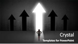  Presentation with best - Beautiful slides featuring back choosing the best way backdrop and a dark gray colored foreground