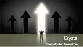  Presentation with best practices - PPT theme consisting of back choosing the best way background and a gray colored foreground