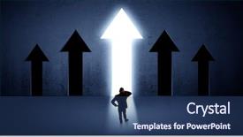  Presentation with best - PPT theme having back choosing the best way background and a ocean colored foreground