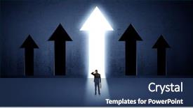  Presentation with best practices - Slide set featuring back choosing the best way background and a ocean colored foreground