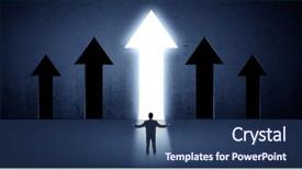  Presentation with best of breed - Presentation theme consisting of back choosing the best way background and a ocean colored foreground