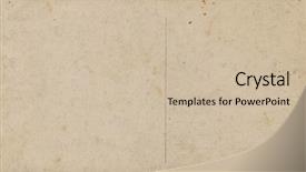  Presentation with old style vintage postcard - PPT layouts featuring back of a vintage postcard background and a soft green colored foreground